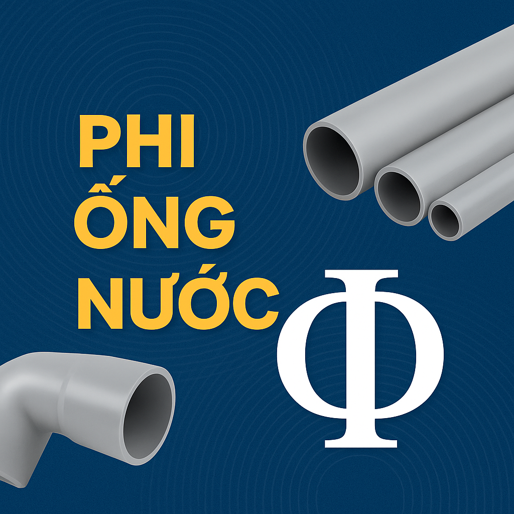 PHI ỐNG NƯỚC LÀ GÌ? BẢNG QUY ĐỔI KÍCH THƯỚC & CÁCH CHỌN PHI ỐNG PHÙ HỢP
